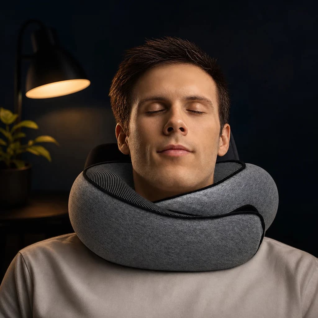 Soveyra Memory Foam Travel Pillow